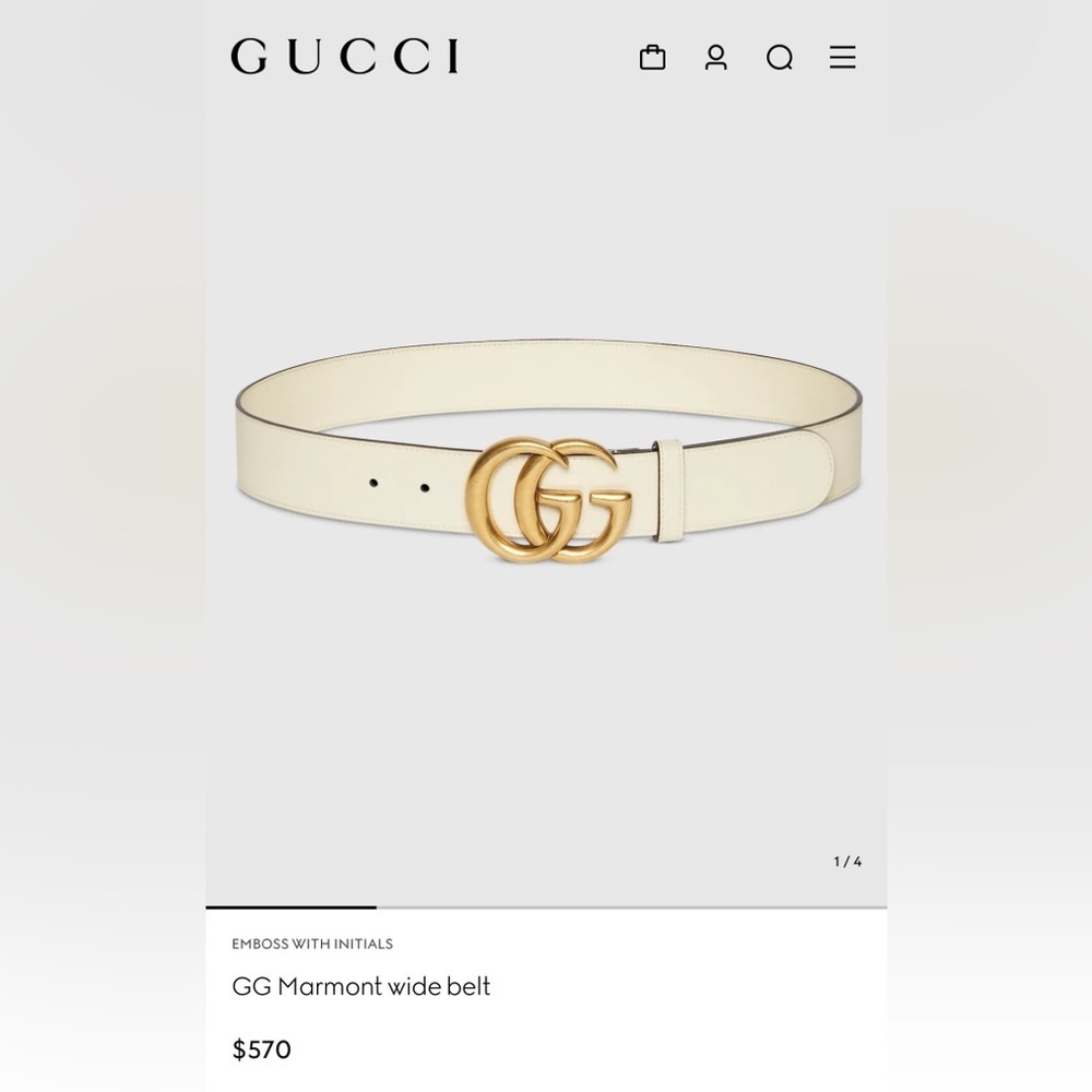 Authentic Gucci Belt - Picture 1 of 5
